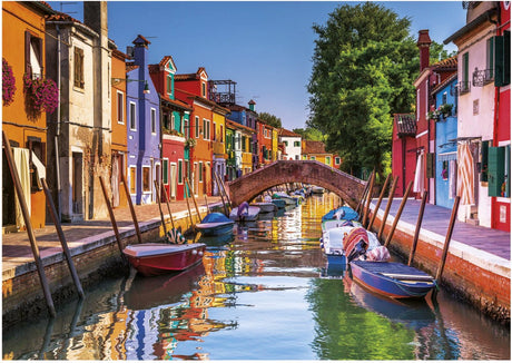 Educa legpuzzel burano italië 3000 stukjes volwassenen puzzel.