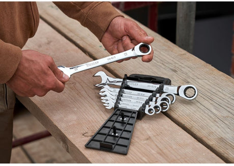 Stanley stmt82846-0 rinsteeksleutelset met ratelring 7-delig