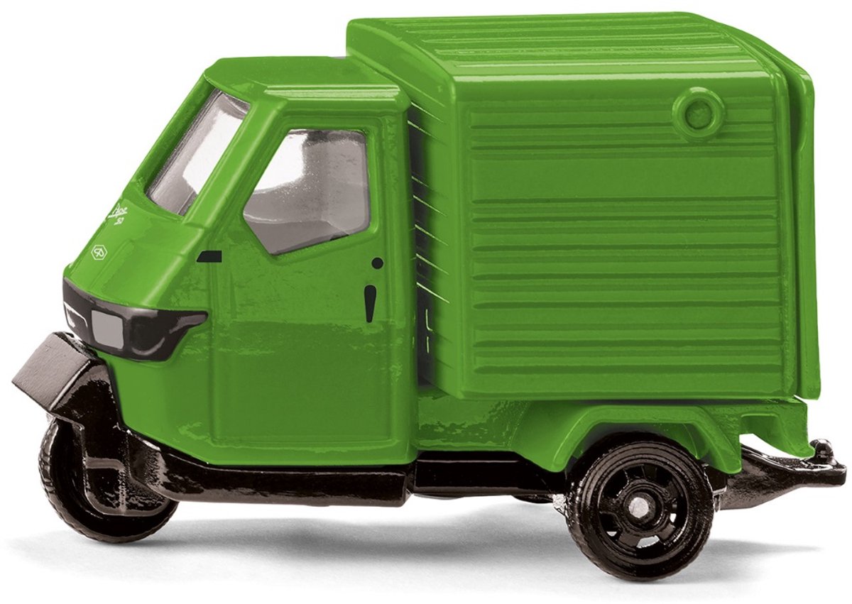 Siku 1111, piaggio ape verde , metaal kunststof