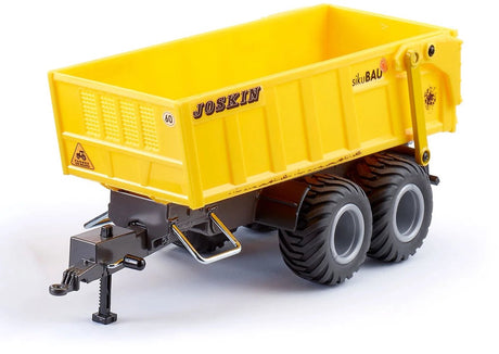 Siku 6780, dubbel-as-aanhangwagen, 1:32, op afstand bestuurbaar, voor control-voertuigen met aanhanger-trekhaak, metaal kunststof, oranje