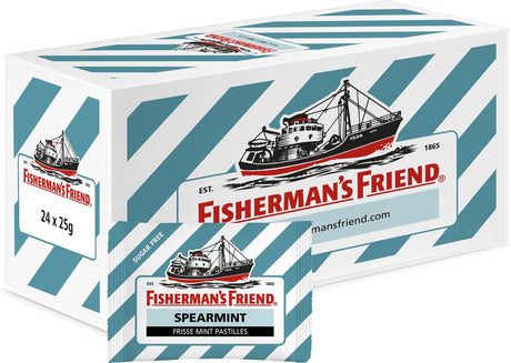 Fisherman's friend fisherman’s friend spearmint suikervrij (24x 25gr)