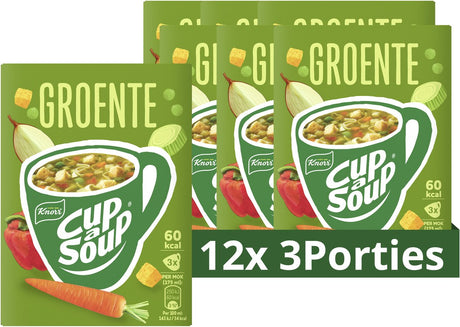 Knorr cup a soup - groente - zonder smaakversterkers, kleurstoffen en conserveermiddelen - 36 porties