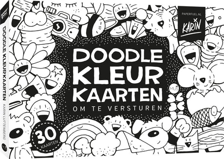 Kluitman paperfuel doodlekleurkaarten