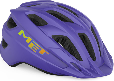Met crackerjack mips fietshelm jongens meisjes – fietshelm kinderen – maat unisize (52-57cm) – purple matt one size