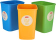Curver set van 3x9l eco-friendly scheidingsbakken