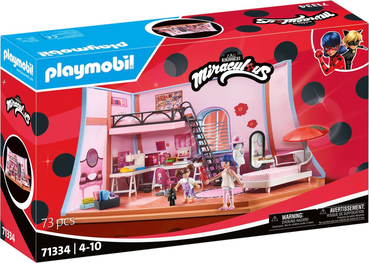 Playmobil miraculous: marinettes loft - 71334
