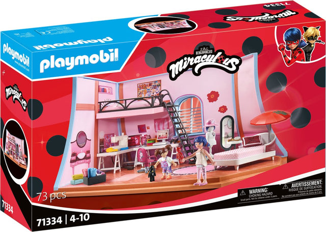 Playmobil miraculous: marinettes loft - 71334