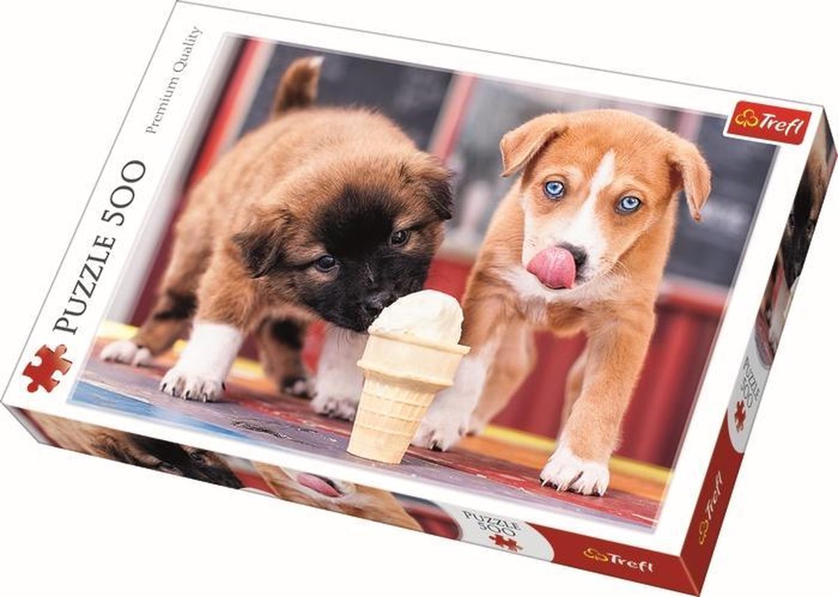 Trefl puzzel legpuzzel 500 stukjes - ice cream time dieren.