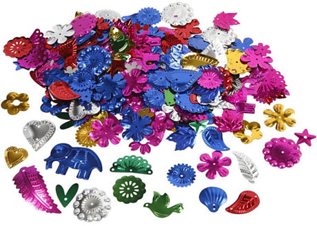 Creativ company cc creativ companty pailletten mix etnisch helder 15-45 mm 35gr