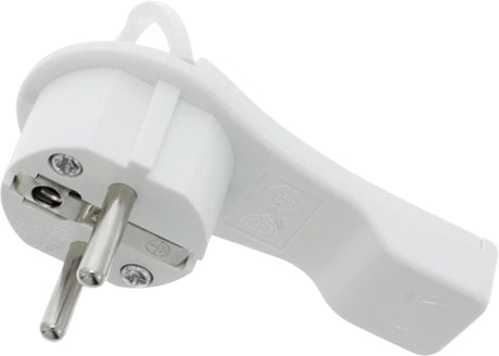 Q-link platte steker +ra wit