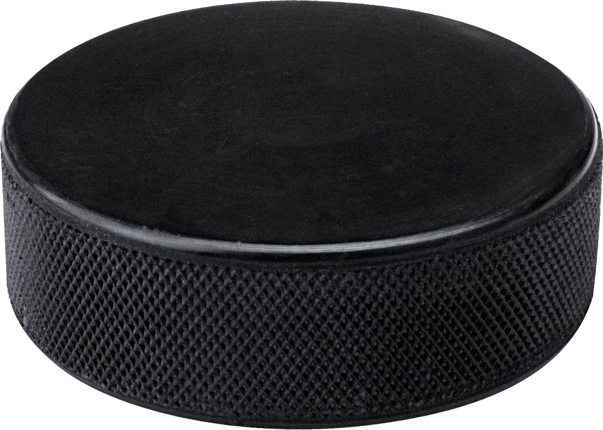 Nijdam ijshockeypuck - zwart - zwart