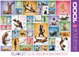 Eurographics - yoga katten [yoga cats] - 1000 stukjes 68×48cm (b×h) - legpuzzel