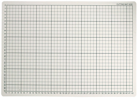 Creativ company snijmat rubber met rasterlijnen, 30x45cm