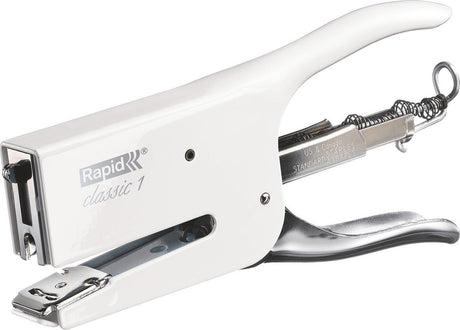 Rapid retro classic niettang k1 - nietcapaciteit van 50 vel - wit