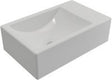 Plieger houston fontein links zonder kraangat 37x23cm mat wit
