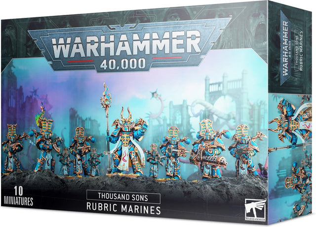 Games workshop warhammer 40.000 thousand sons rubric marines