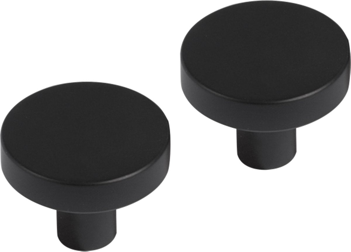 Differnz amsterdam knop - 30 mm - mat zwart