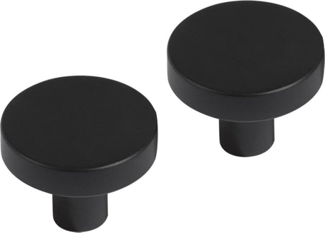 Differnz amsterdam knop - 30 mm - mat zwart