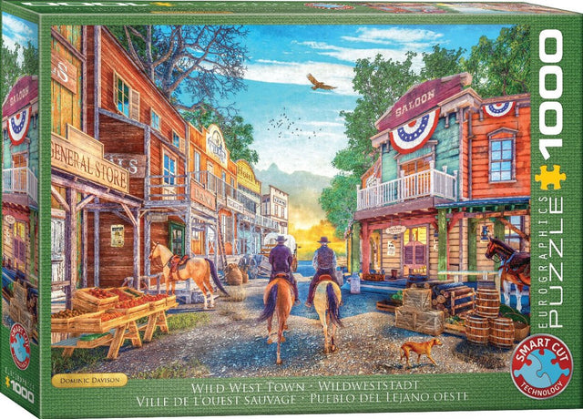 Eurographics - wild west town - dominic davison - 1000 stukjes 68×48cm (b×h) - legpuzzel