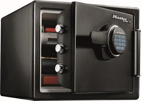 Masterlock kluis - kluis brandwerend - cijferslot - brandwerende kluis - 34.8 x 41.5 x 49.1 cm - zwart