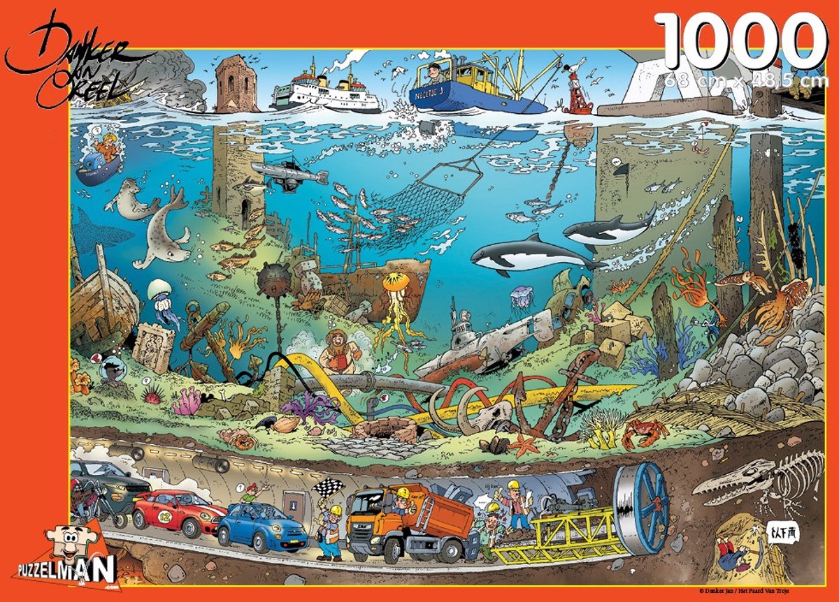 Puzzelman onder water - danker jan (1000).