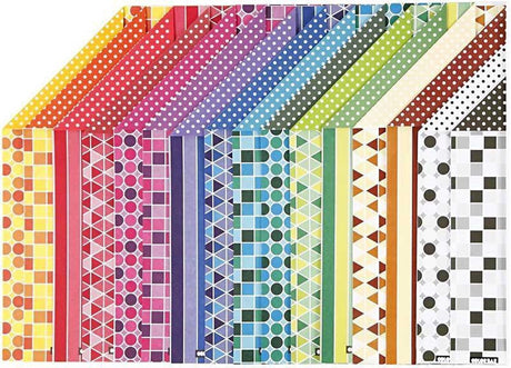 Creativ company karton - kleurrijk karton - diverse kleuren - a4 formaat - 250 grams - color bar serie - 16 vellen - geschikt voor knutselen, diy en scholen