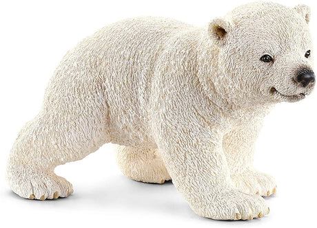Schleich wild life ijsbeerwelp - educatief speelgoedfiguur kunststof.