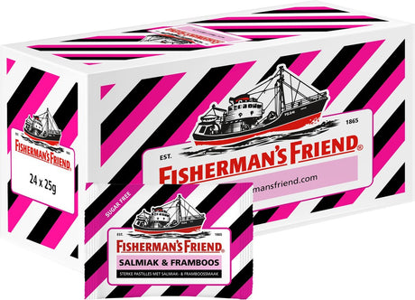 Fisherman's friend fisherman’s friend framboos suikervrij (24x 25gr)