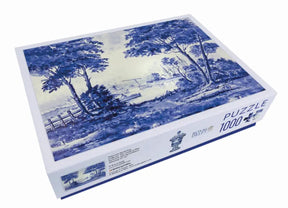 Bekking blitz puzzel (1.000 stukjes): satervaas landschap, royal delft