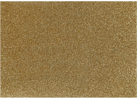 Creativ company opstrijkfolie glitter goud, a5