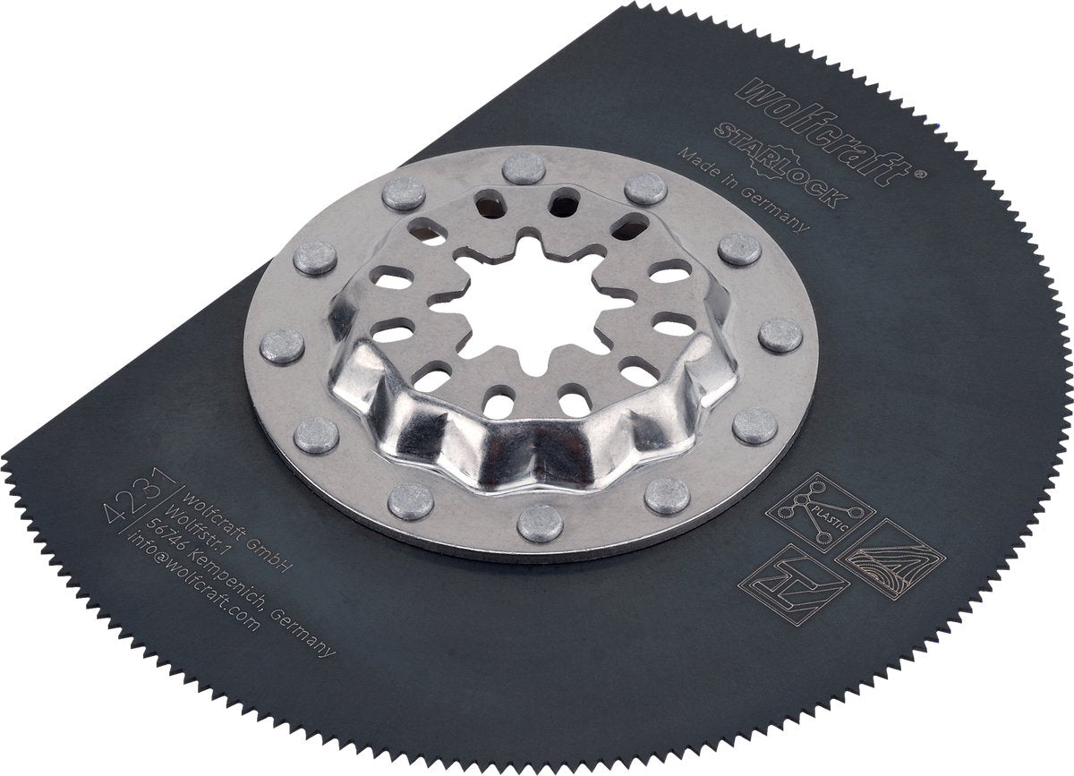 Wolfcraft - segmentzaagblad voor multitool - hout en metaal - ø 85 mm - starlock - 4231000