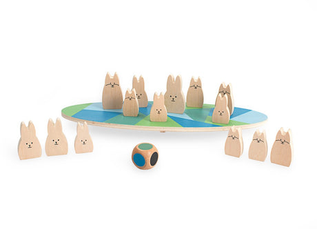 Bs toys houten balansspel konijnen
