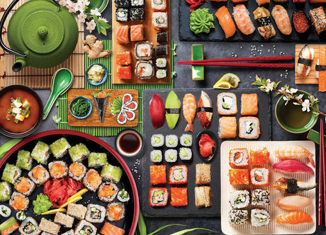 Eurographics - sushi-tafel [sushi table] - 1000 stukjes 68×48cm (b×h) - legpuzzel
