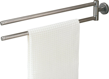 Coram tiger boston - handdoekrek 2-armig - 51 cm - rvs geborsteld