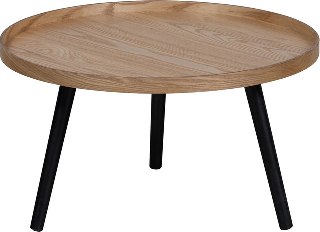 Woood mesa bijzettafel l - hout - naturel - 34xø60