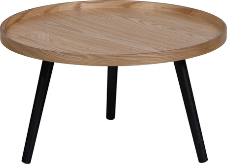 Woood mesa bijzettafel l - hout - naturel - 34xø60