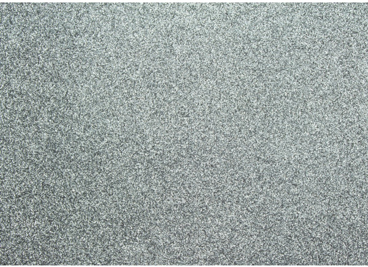 Kangaro glitterkarton - platinum grijs - 50x70cm - pak ã 10 vel - k-0060k30