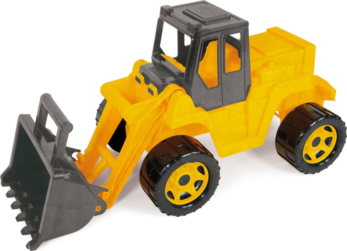 Lena giga trucks shovel pro zwart geel (sit on) - 63cm