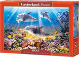 Castorland legpuzzel dolphins underwater, 500st.