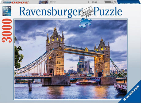 Ravensburger puzzel london, schitterende stad - legpuzzel - 3000 stukjes