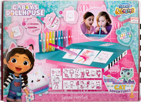 Canenco gabby's poppenhuis blaaspennen set deluxe