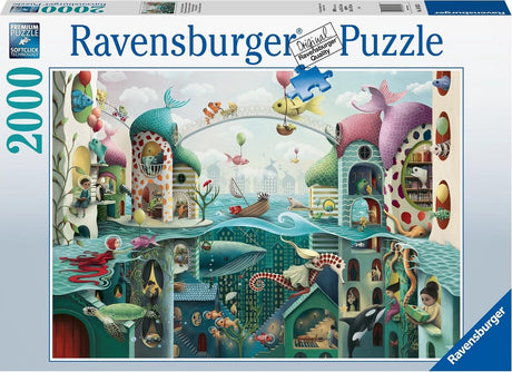 Ravensburger puzzel if fish could walk - legpuzzel - 2000 stukjes