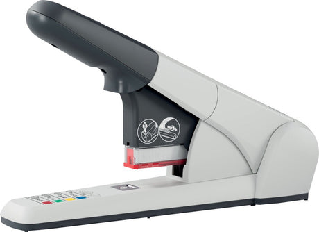 Leitz heavy duty nietmachine - niet tot 80 vel - inclusief nietcassettes en nietjes - zilver