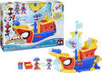 Hasbro spidey water-webs ahoy pirantenschip met bubbels - incl. bellenblaas