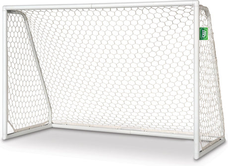 Exit toys exit scala aluminium voetbaldoel 180x120cm - lichte voetbal goal voor kinderen - net als op de club - mat wit