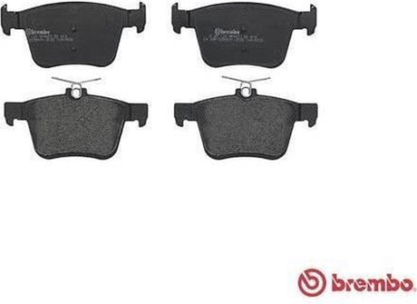 Brembo p85125 rear disc brake pad, set of 4