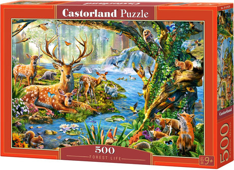 Castorland legpuzzel forest life, 500st.