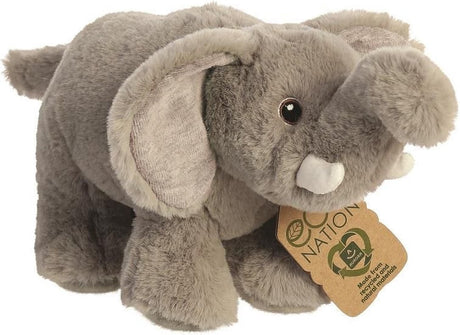 Aurora pluche dieren knuffels olifant van 26 cm - knuffeldieren olifanten speelgoed