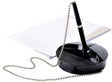 Fellowes baliepen - pen aan ketting - met microban - zwart