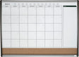Nobo maandplanner - 58,5 x 43,0 cm - inclusief magneet, marker en wisser